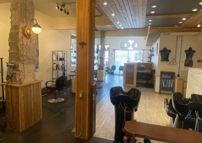 STUDIO MICAH salon reception and view of the entire room