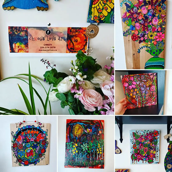 Whimsical World Choose Love Art